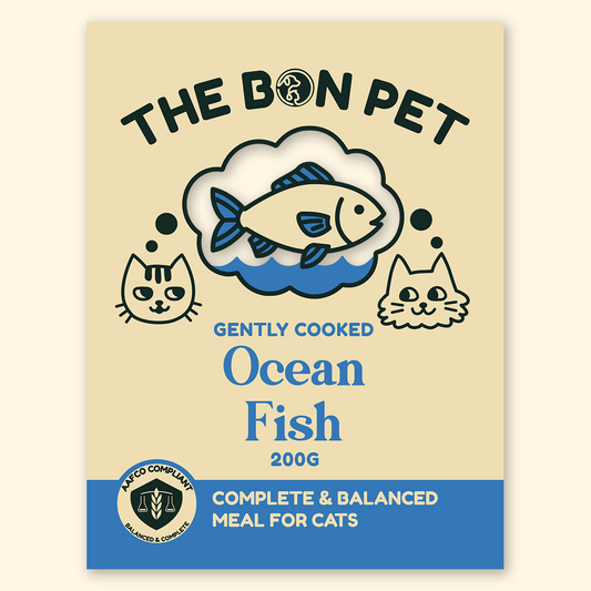 Gently Cooked Ocean Fish for Cats