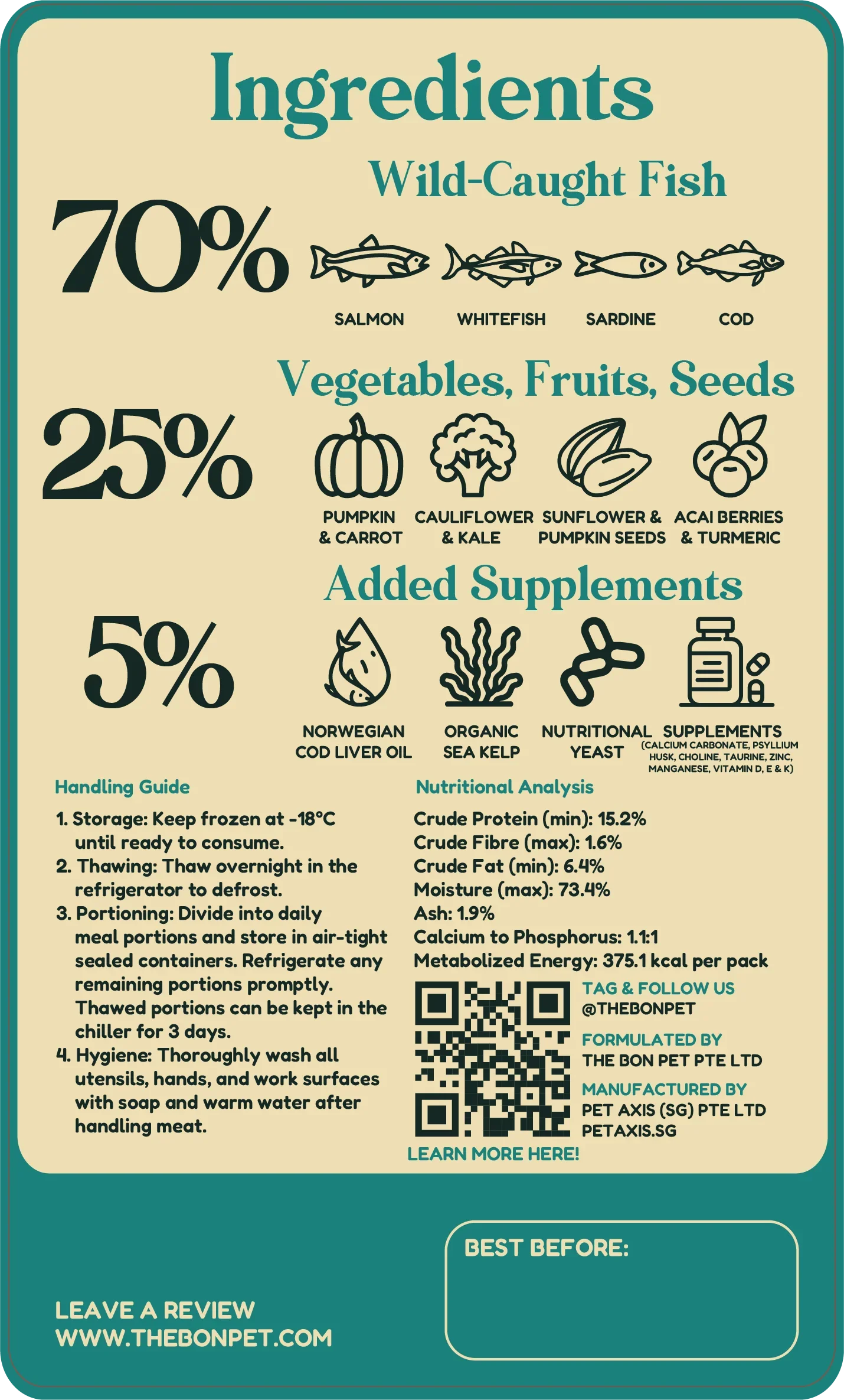 Gently Cooked Wild-Caught Fish for Dogs