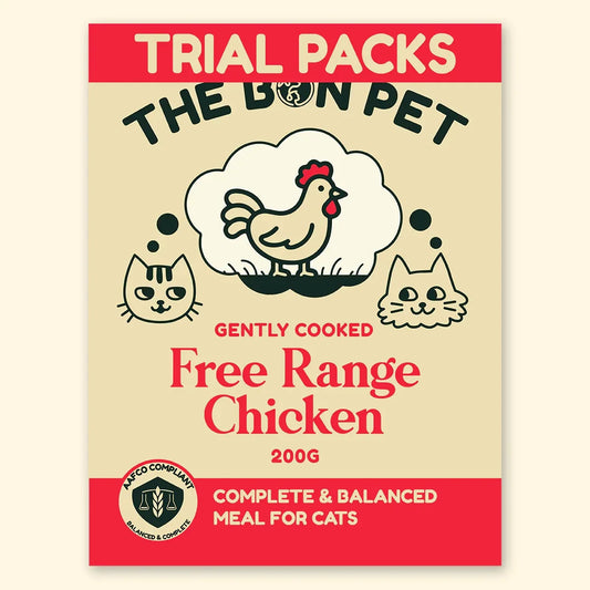 Gently Cooked Free Range Chicken for Cats - The Bon Pet