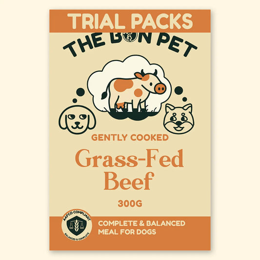 Gently Cooked Grass-Fed Beef for Dogs