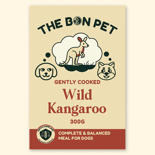 Gently Cooked Wild Kangaroo for Dogs