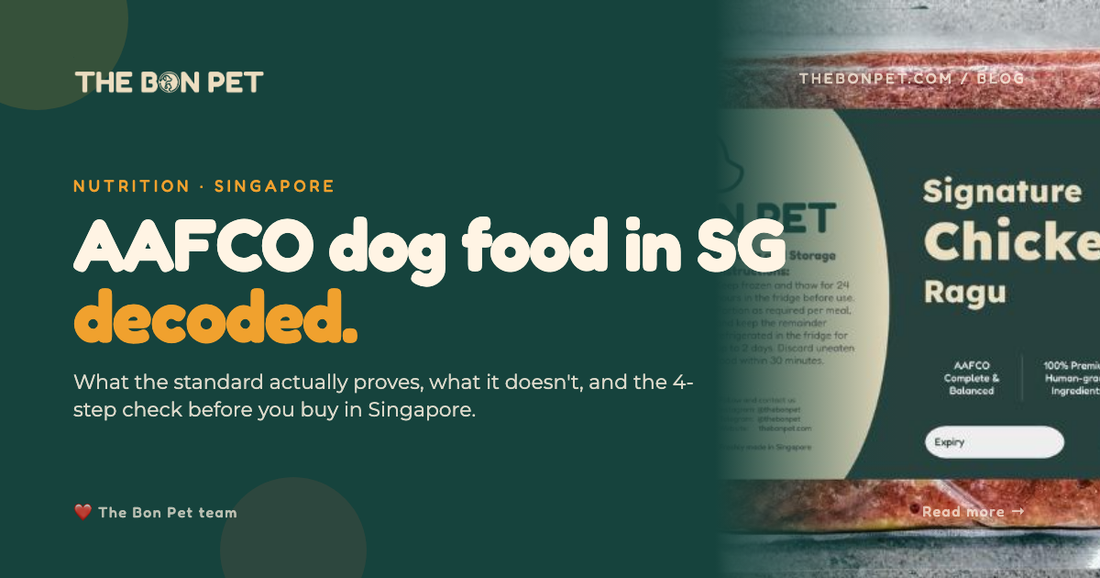 Aafco Approved Dog Food Singapore What It Means