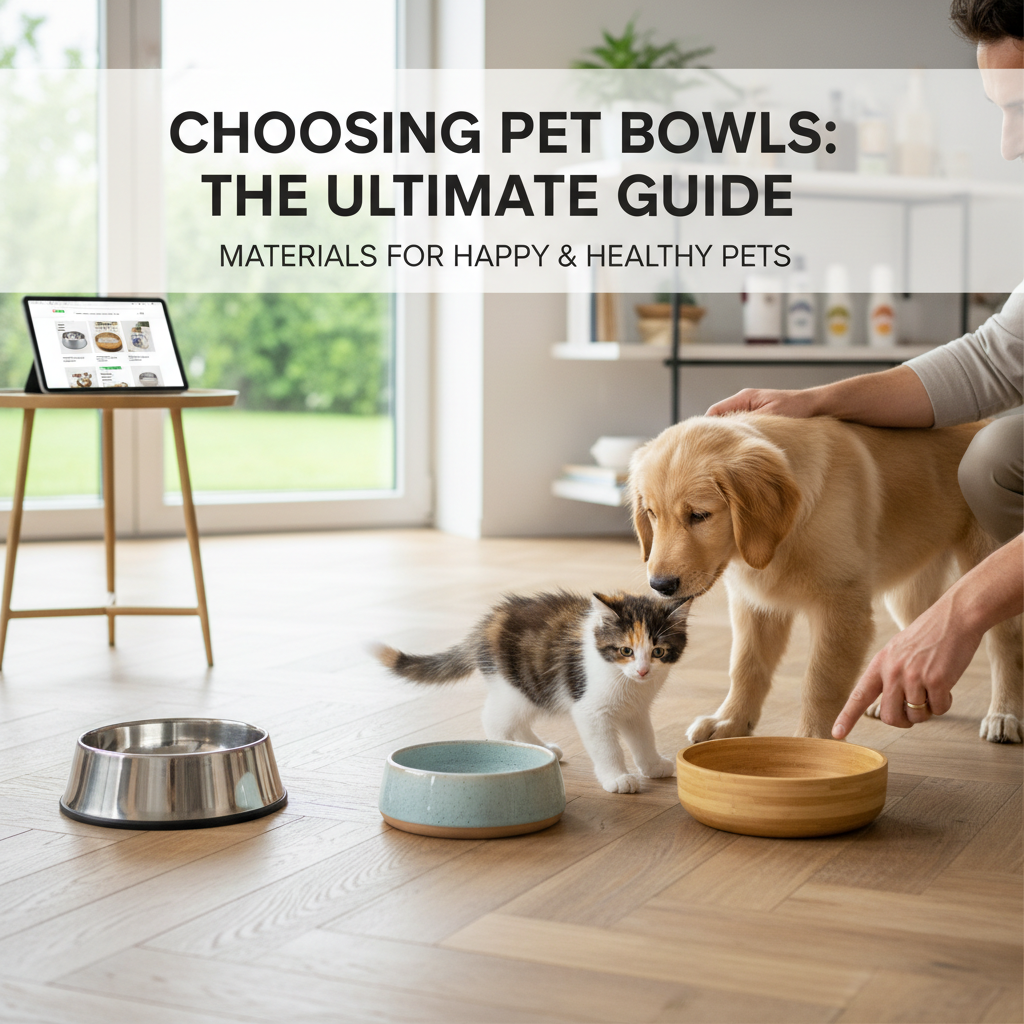 Choosing Pet Bowls: Materials & Health Considerations