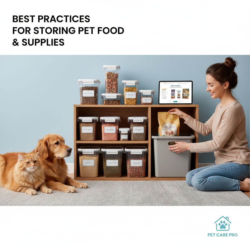 Best Practices for Storing Pet Food Freshness at Home