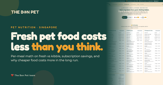Fresh Pet Food Cost Singapore Roi