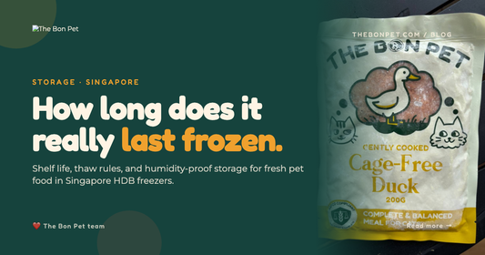 How Long Does Fresh Pet Food Last in Singapore Freezers?