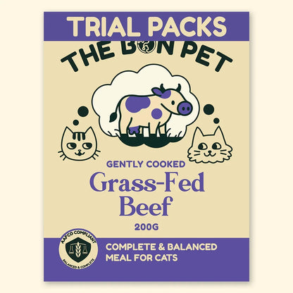 The Bon Pet grass-fed beef cat food with high-quality protein for everyday feline wellness