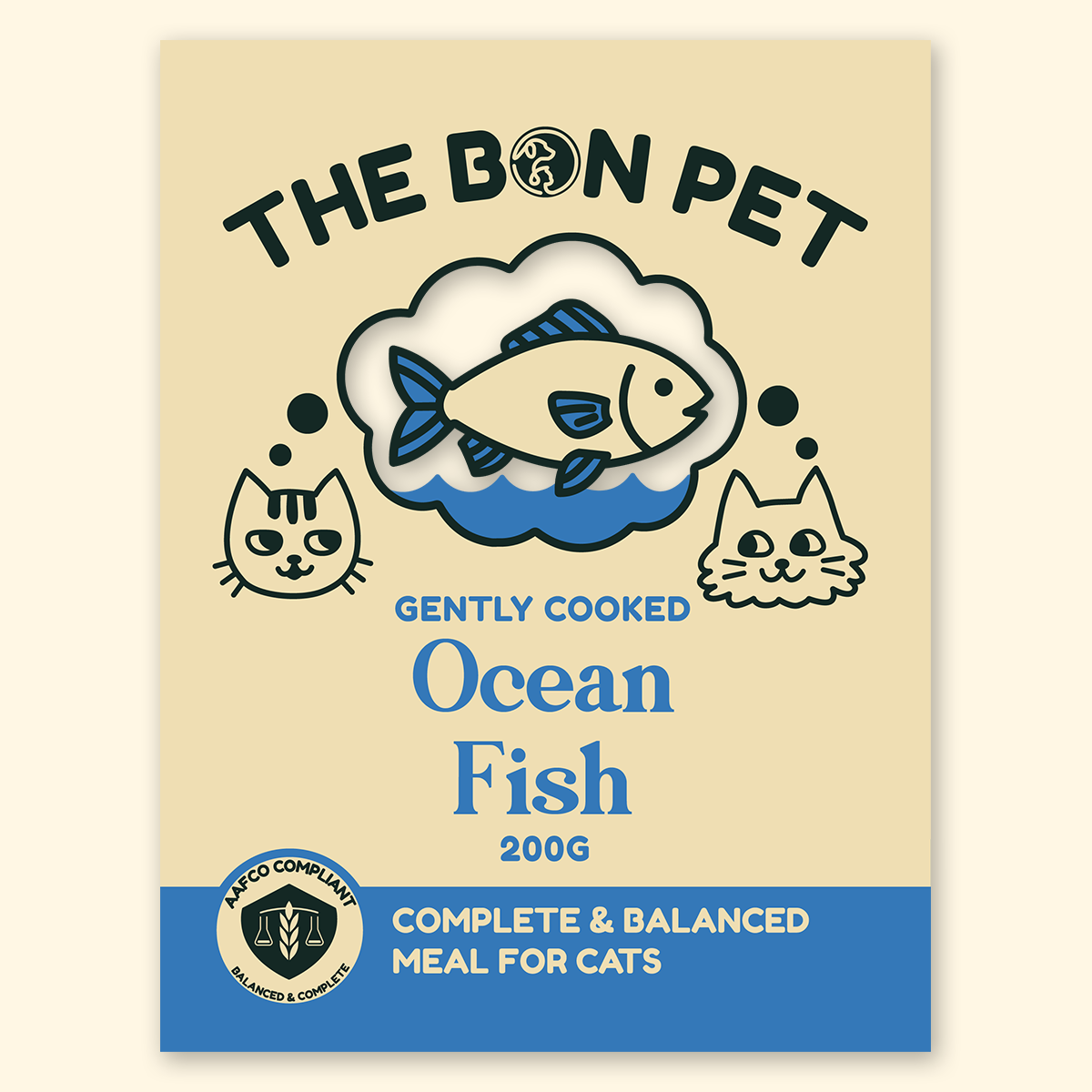 Gently Cooked Ocean Fish for Cats