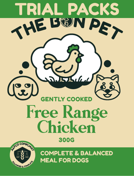 Gently Cooked Free Range Chicken for Dogs - Trial Packs