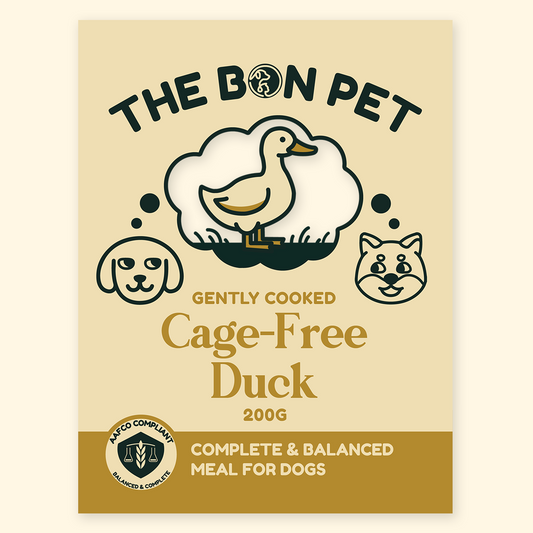 Gently Cooked Cage-Free Duck for Dogs
