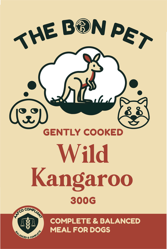 Gently Cooked Wild Kangaroo for Dogs - ONE Trial Pack