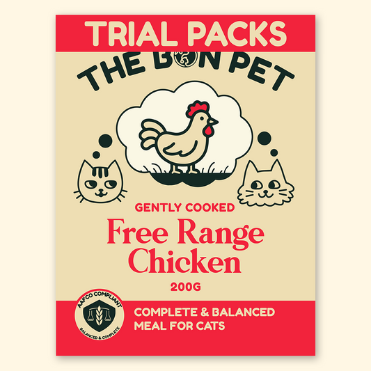 Gently Cooked Free Range Chicken for Cats - Trial Packs