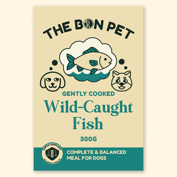 Gently Cooked Wild-Caught Fish for Dogs