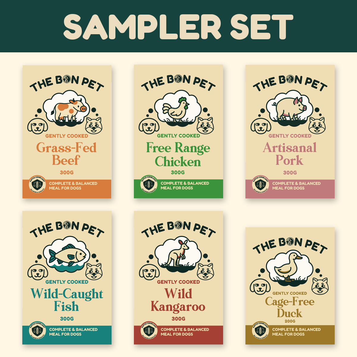 Gently Cooked Sampler Set for Dogs