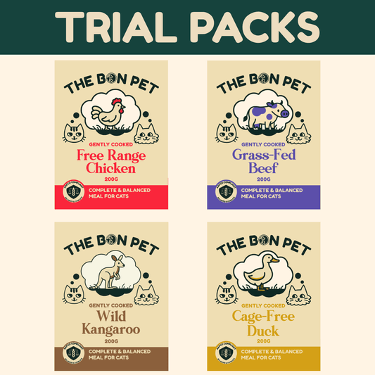 Gently Cooked Trial Packs for Cats